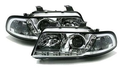 Spotlight LED magnifying glass mini de zi optica pentru for Audi A4 B5 94-98 crom lumina de