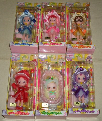 Ojamajo Doremi Friends Figuren Puppen komplett alle Set 5,5" 14 cm Bandai 2000 Neu in OVP
