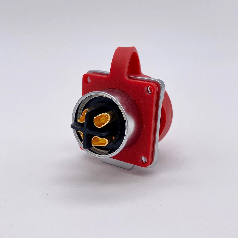 4 Pin Power Circular Connector Male Socket Outdoor Waterproof IP67 Heavy Duty - Image 2 of 4