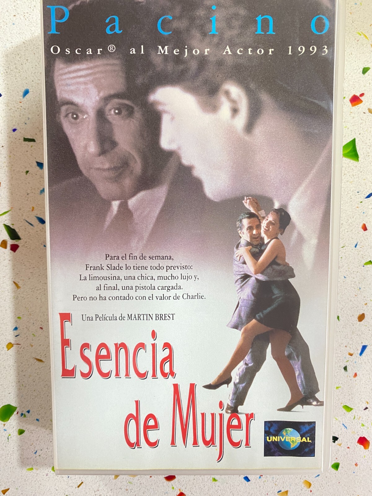 Essence Of Woman VHS Tape Al Pacino Oscar Best Actor 1993 City Lights Brest