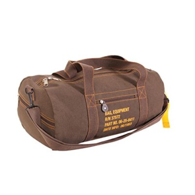 Rothco Canvas Equipment Bag - Earth Brown/19''
