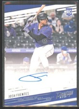2021 Panini Chronicles Prestige Autographs Josh Fuentes Rookie Auto #PR-JF