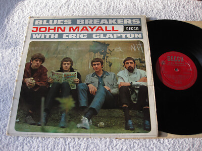 John Mayall With Eric Clapton    Blues Breakers  LK.4804 ,LP Album, 1st UK MONO