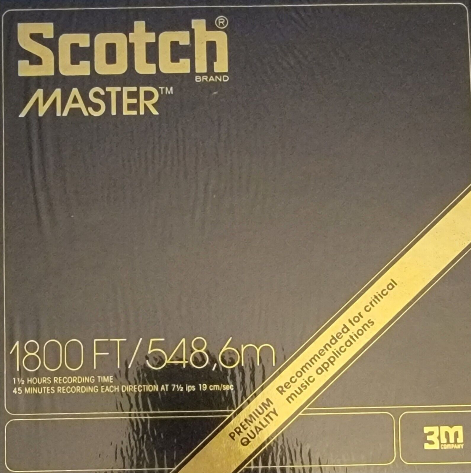 3M Scotch 1800' Magnetic Tape 7" Reel to Reel 1/4" NEW SEALED M-7R-1800 