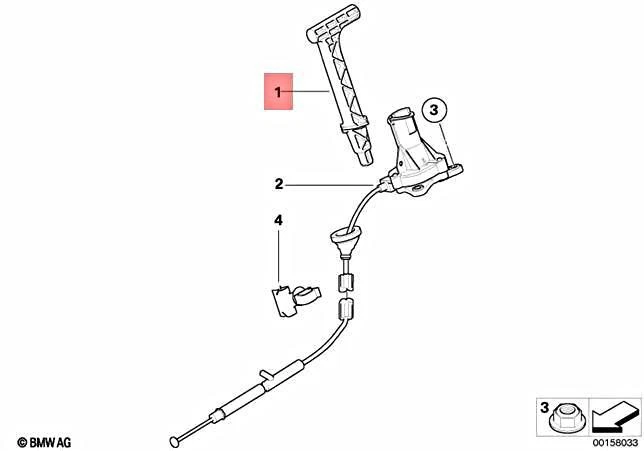 Genuine BMW 5 7 Ser X5 X6 Automatic Transmission Handbrake 