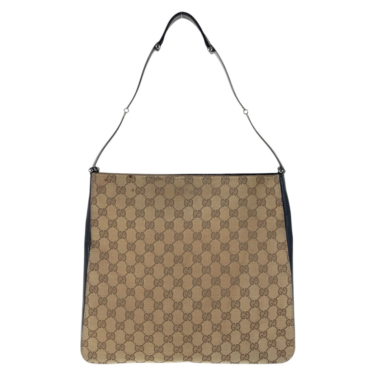 Sac à bandoulière GUCCI 001 3181 marron argent matériel GG toile/cuir