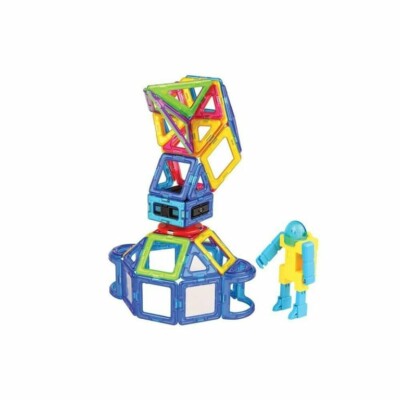 MAGFORMERS Magic Space 55-Piece Magnetic Construction Set Retired