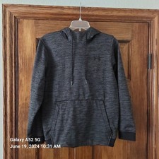 Under Armour Youths Size S Pullover Coldgear Gray Hoodie