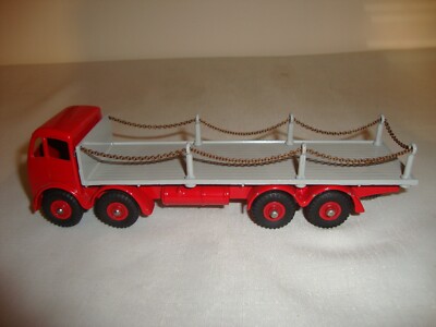 DINKY SUPERTOYS 905 FODEN FLAT TRUCK WITH CHAINS - EXCELLENT in
