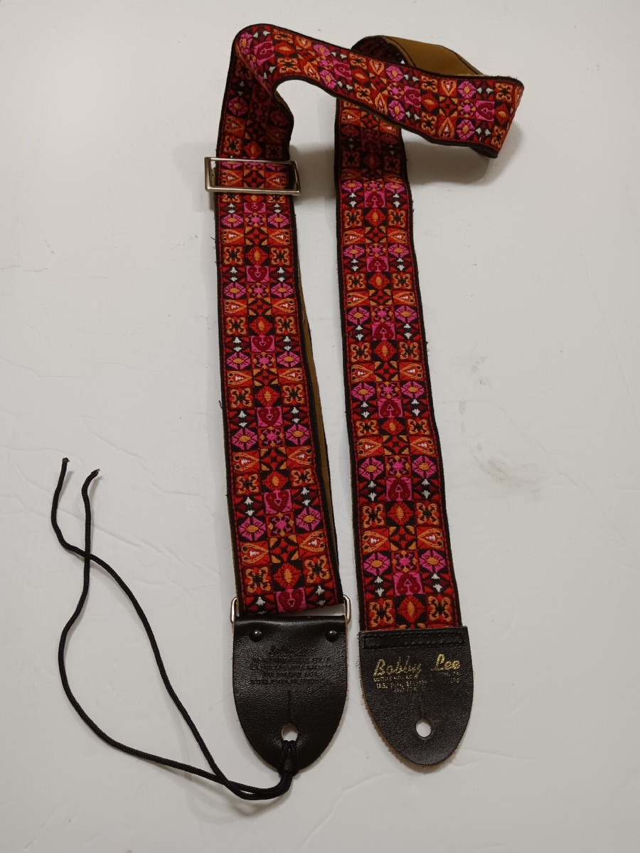1970's Bobby Lee No Scratch Guitar Strap Hendrix Woodstock 1970's Bobby Lee No Scratch Guitar Strap Hendrix Woodstock