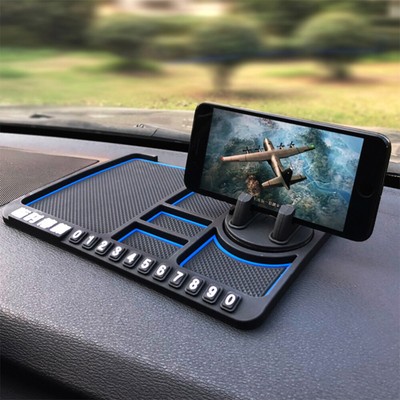  2pcs Temporary Car Parking Number Board Multifunctional Cell Phone Holder