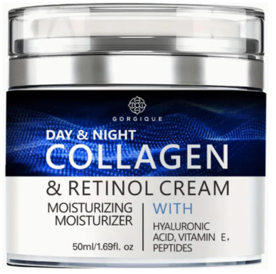  Collagen Cream for Face with Retinol&Hyaluronic Acid-Moisturizer Women&Men-50ml