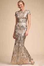 New BHLDN Cosmopolitan Dress Size 0 MSRP: $298 Fog and Gold