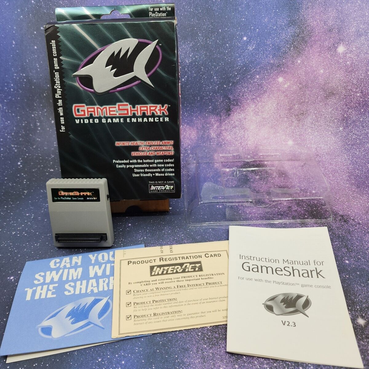 Interact Playstation 1 PS1 GameShark Game Shark V2.3 Game Enhancer CIB  COMPLETE - Video Games, Facebook Marketplace