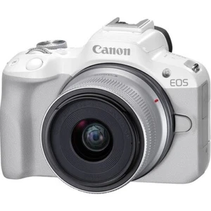 Canon EOS R50 Caméra sans miroir avec 18-45mm Lentille (blanc)