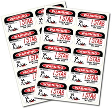 20x 3M Funny Hard Hat Helmet Sticker Dont Touch My Sh*t Toolbox Decal VInyl Yeti