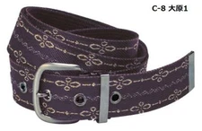 Attractive rare Tatami belt 5 holes Japanese pattern accessory Cool high quality