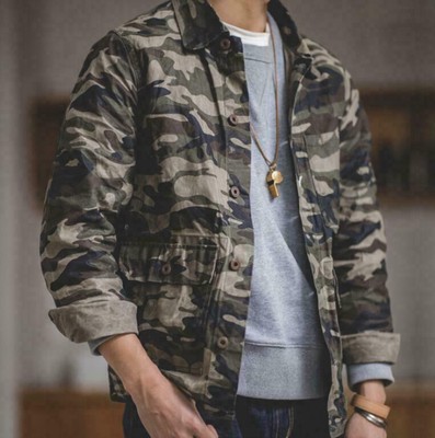 cotton camo jacket