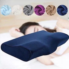 Standard Orthopedic Memory Foam Pillows Cervical Support Side Back Child Adult