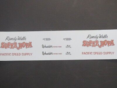 Last Chance!!! 65 AWB ''Super Nova'' AWB  1/25 Decal from Fremont Racing