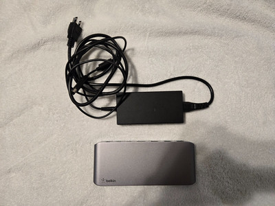 Belkin F4U097 Dual 4K Thunderbolt 3 Dock Pro USB-C Docking Station