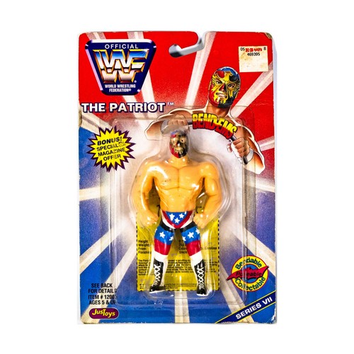 JusToys WWF Bend-Ems Patriot VG+/Mint...