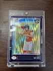 2024 Panini Donruss Optic - Rated Rookie Bo Nix #209 Purple Shock Prizm (RC)