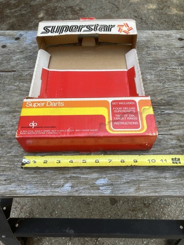 Vtg. Superstar Superdart Diversified Products Corp. Lawn Darts BOX ONLY (Jarts) - Picture 14 of 16