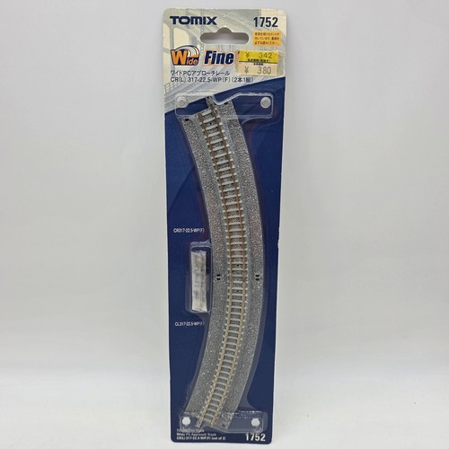 Juego de 2 Tomix N 1752 Fine Track Wide PC Approach Track CR(L)317-22.5-WP(F) | Condition: New