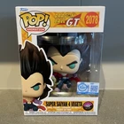 Funko Pop! Dragon Ball GT #2078 Super Saiyan 4 Vegeta Flocked GITD CHASE + Pro.