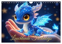 "Calendar 2027 · US Version · Glowing Baby Animals (Wall Calendar 2027 12\" × 8\" L"