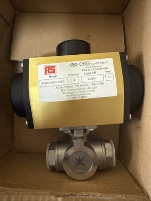 RS PRO 3 Anschlüsse doppeltwirkendes Stellventil, 3/4 Zoll Rohrgröße, 1000 psi