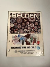 Vntg Belden Electronic Wire Cable Catalog Cumberland No 876 Booklet Supply HTF