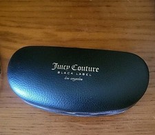 Juicy Couture Black Label Los Angeles Hard Clam Shell Eyeglass Case Only