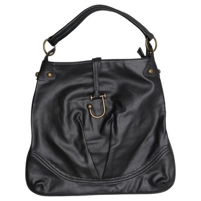 Giada, Handtasche, Damen, Schwarz, Einfarbig, 43, 2, 39 cm #EOs