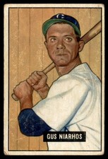 1951 Bowman #142 AARON ROBINSON  Detroit Tigers  VG-VG+