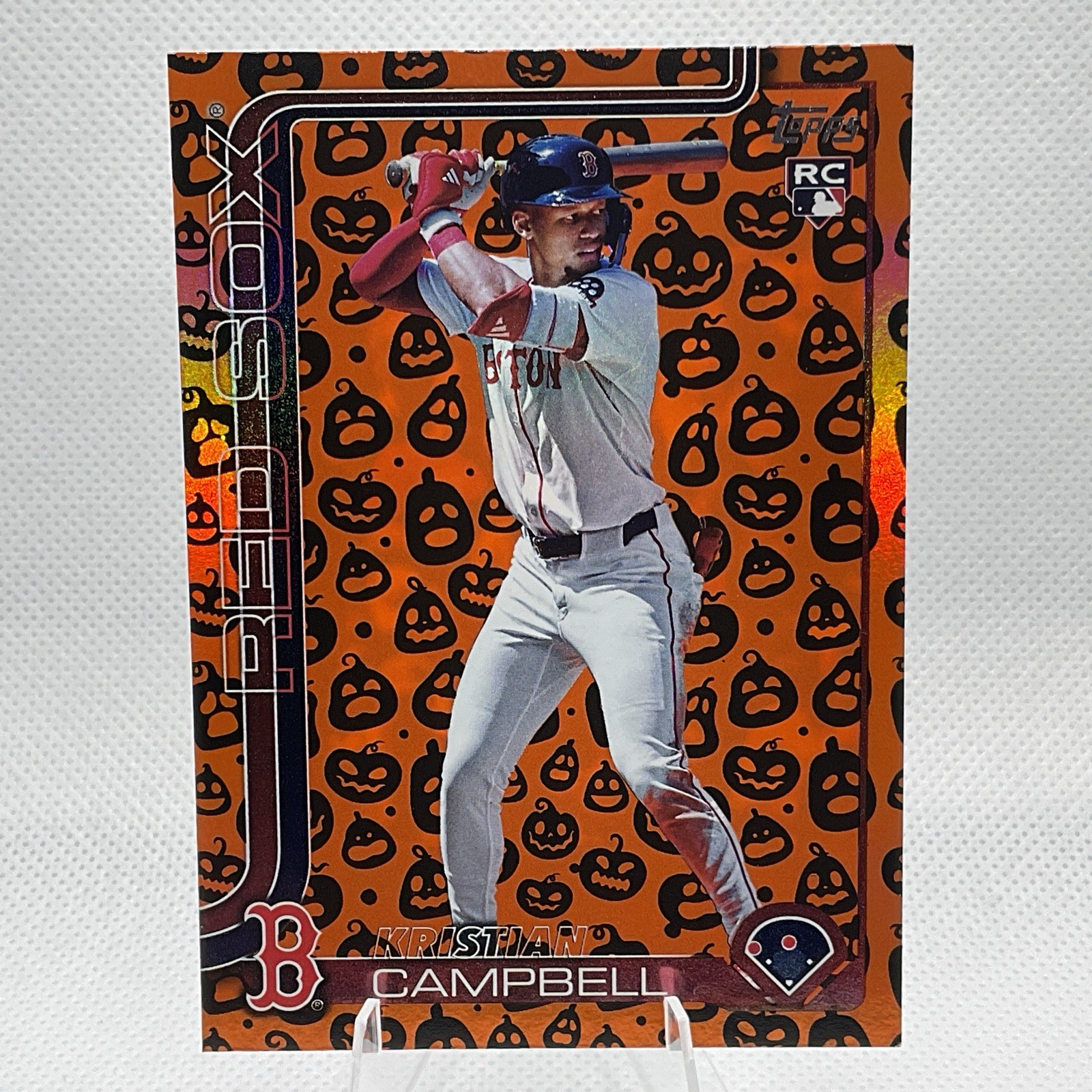 2025 Topps Update Series Holiday-Jack O’Lantern Kristian #US1 Campbell RC