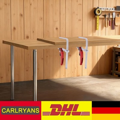 2PCS 40CR Quick Ratchet Track Saw Guide Rail Tisch Holzbearbeitungsklemm