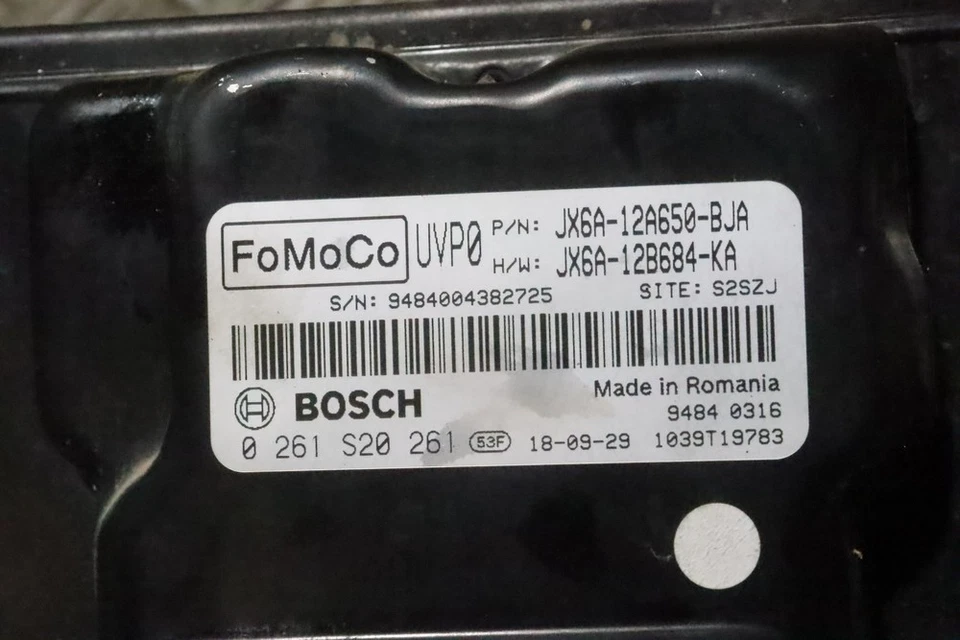FORD FOCUS MK4 1.0 ECOBOOST EURO6.2 ENGINE ECU JX6A-12A650-BJA 2018-2021 BP68K - Image 3 of 3