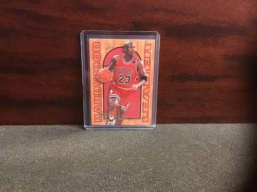 Michael Jordan 1995-96 Flair Hardwood Leader #4 NBA Chicago Bulls 🐐🏀HOF