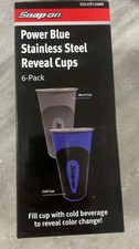 NEW Snap-On POWER BLUE 22oz Stainless Steel R...