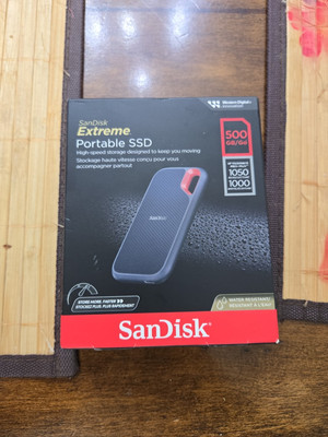 SanDisk Extreme V2 500GB USB-C Portable External SSD (SDSSDE61-500G-G25)
