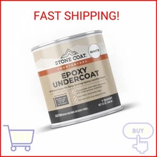 Stone Coat Countertops Epoxy Undercoat 1 Quart (32 Fl Oz White) High-Bond Epoxy 
