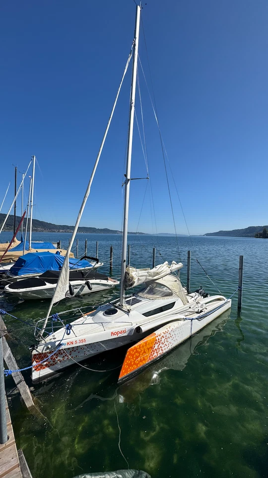 Dragonfly 25, Trimaran, Segelboot, Anhänger, Vollausstattung, Code 0, Gennaker