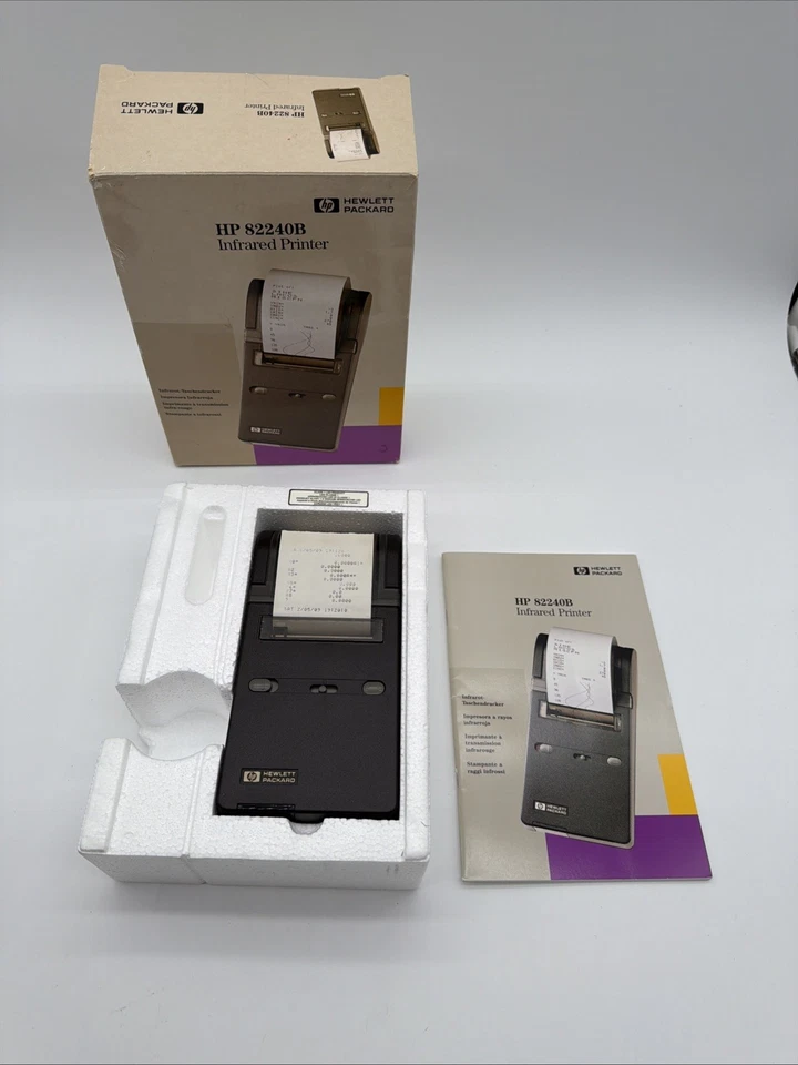 Vintage HP 82240B Infrared Thermal Printer Hewlett Packard Tested Excellent - Image 4 of 4