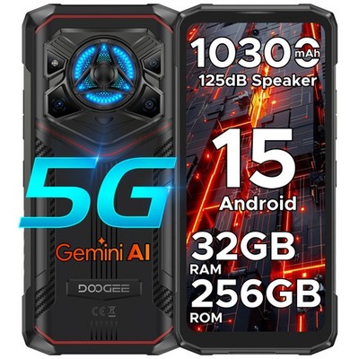 DOOGEE Blade20Play 5G Android15 Outdoor Handy 10300mAh 32GB+256GB Smartphone NFC