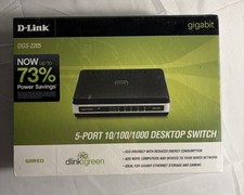 D-Link DGS-2205 5-Port 10/100/1000 Desktop Sw...