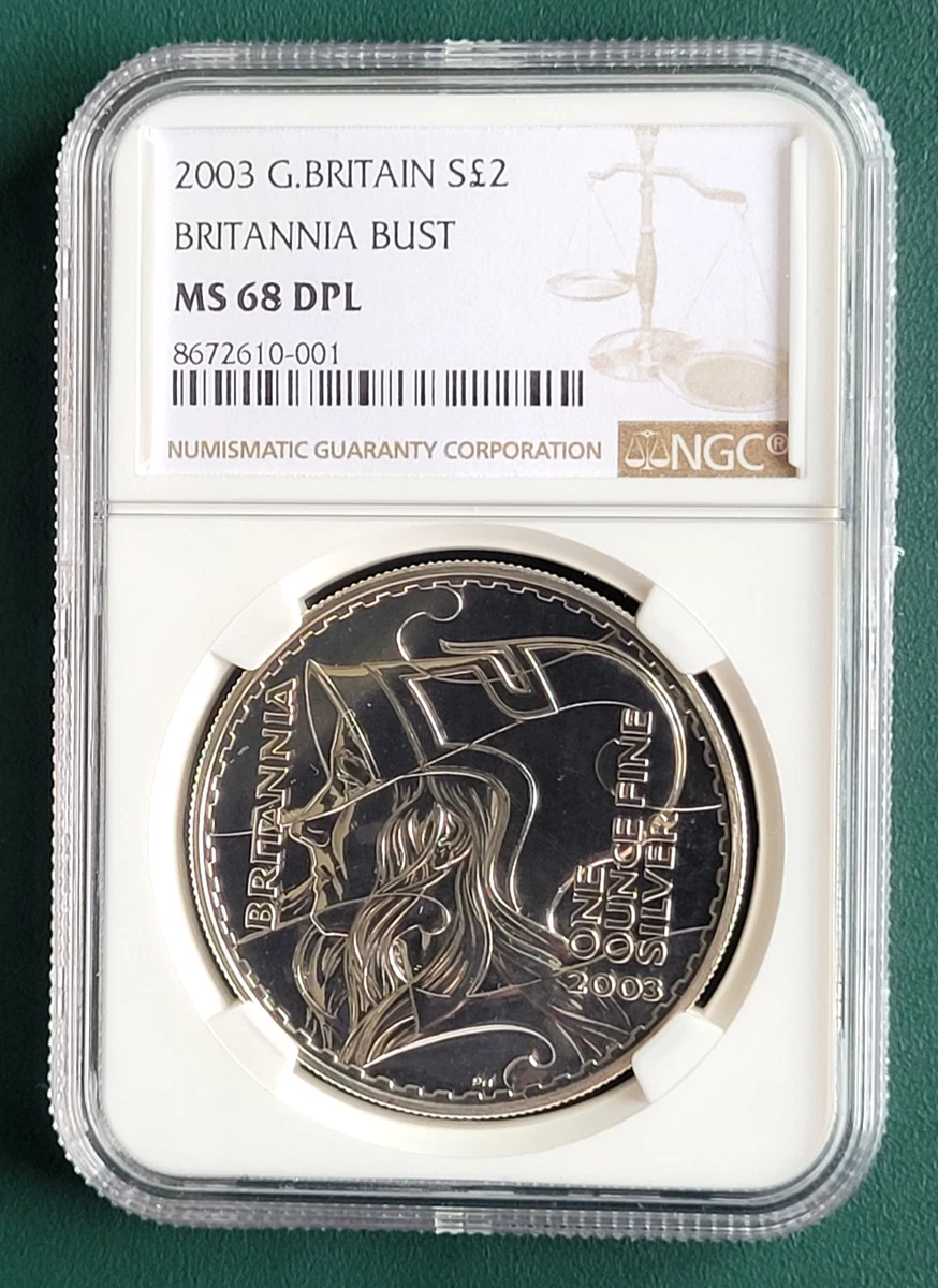 UK Britannia Grade MS 68 Silver Bullion Coins for sale | eBay