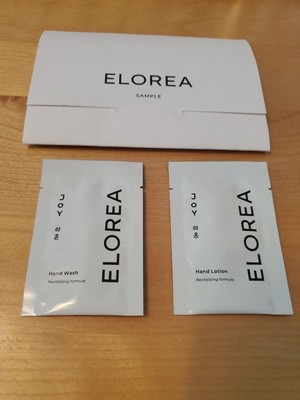 Elorea Joy Hand Wash & Hand Lotion Samples 1.5ml/0.05oz Each New!