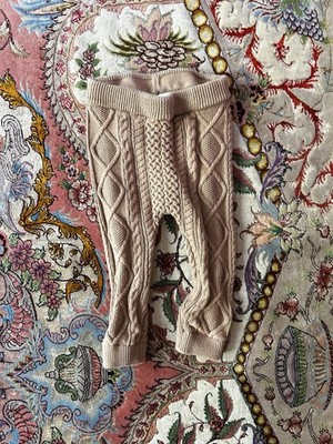 Banana Republic 12-18 Months Brown Knit Leggings 100% Cotton